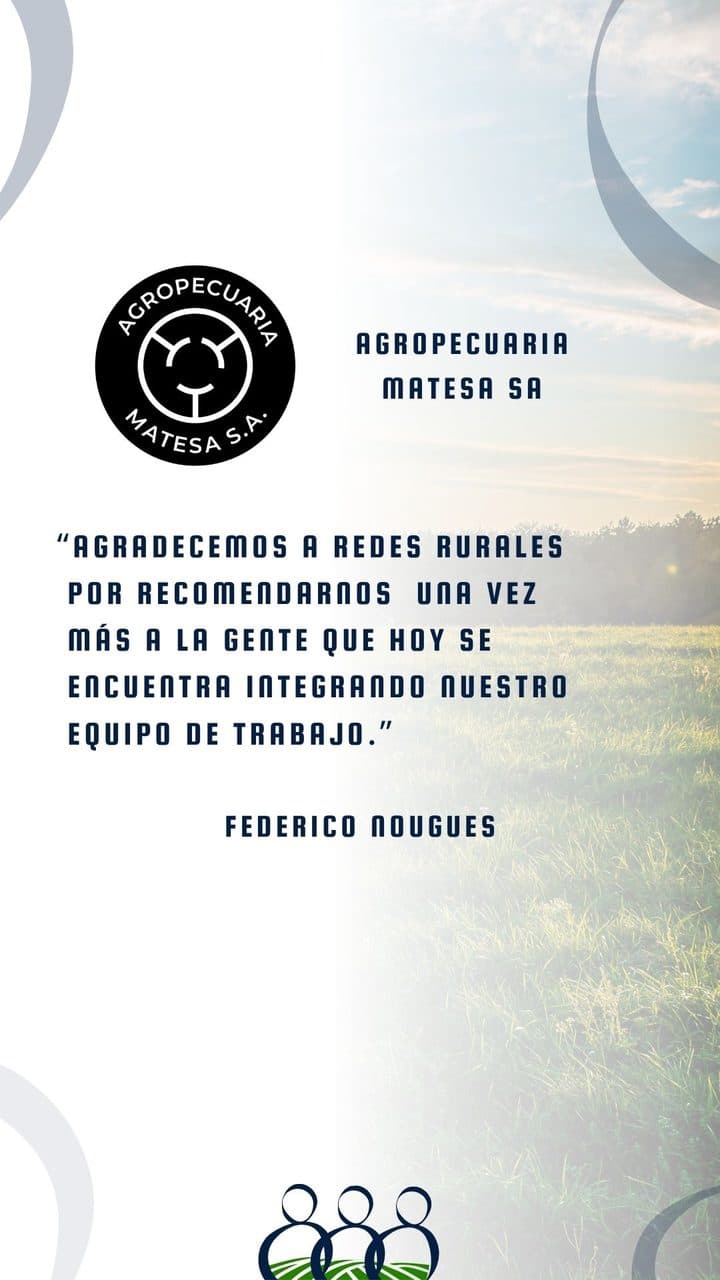 Testimonio de Agropecuaria Matesa S.A.