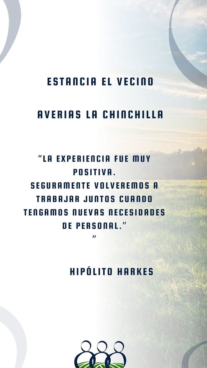Testimonio de Estancia El Vecino y Averias La Chinchilla